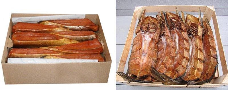 Хранение копченой рыбы в ящике